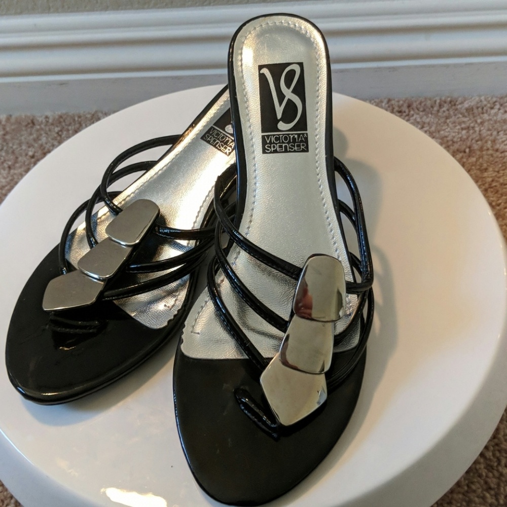 Victoria Spencer Wedge Sandals